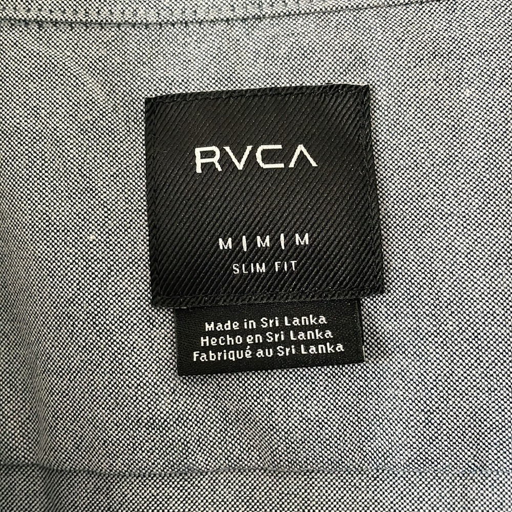 Blue Rvca Button Down - image 4